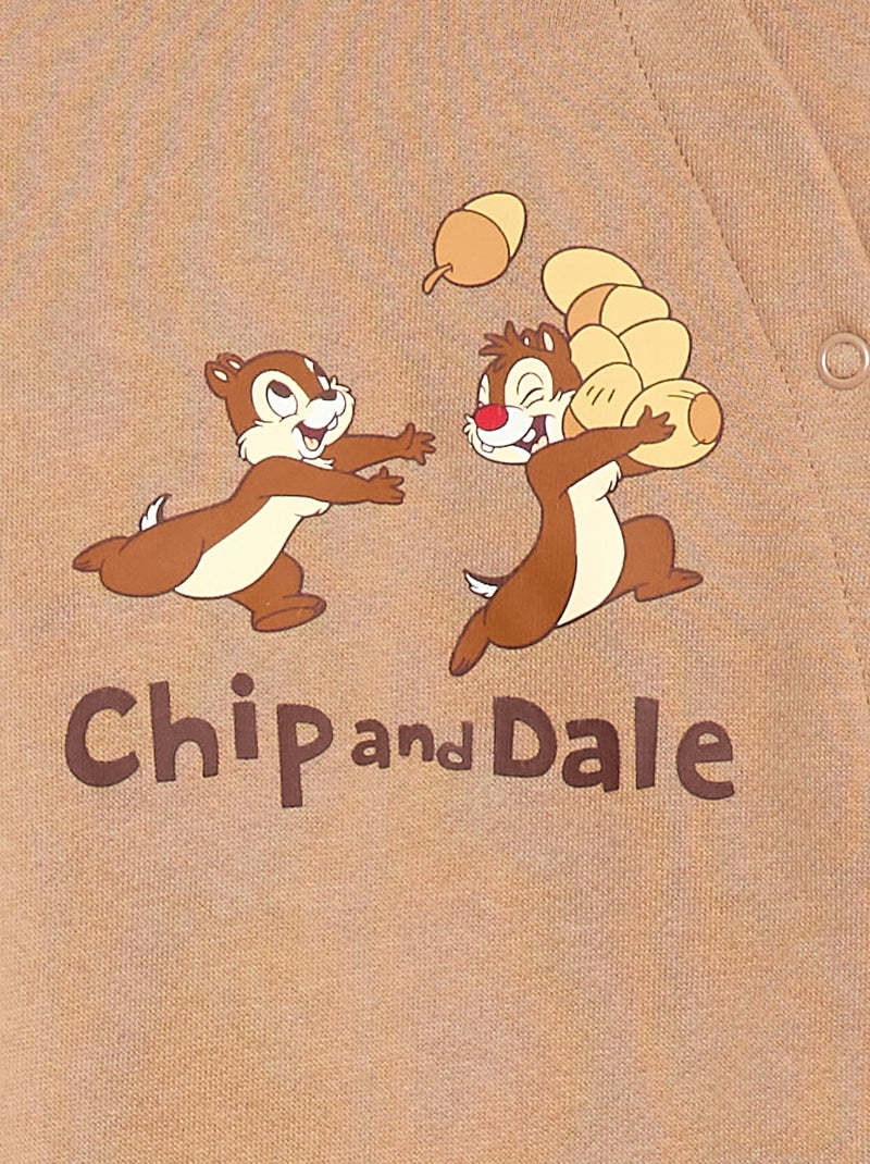 Pijama cruzado 'Tic & Tac' Branco - Kiabi