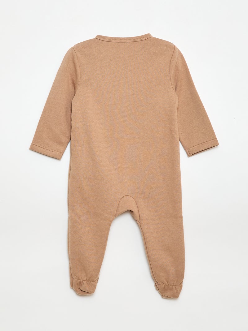 Pijama cruzado 'Tic & Tac' Branco - Kiabi
