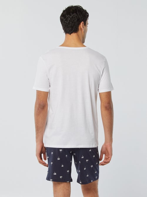 Pijama curto - 2 peças - Kiabi