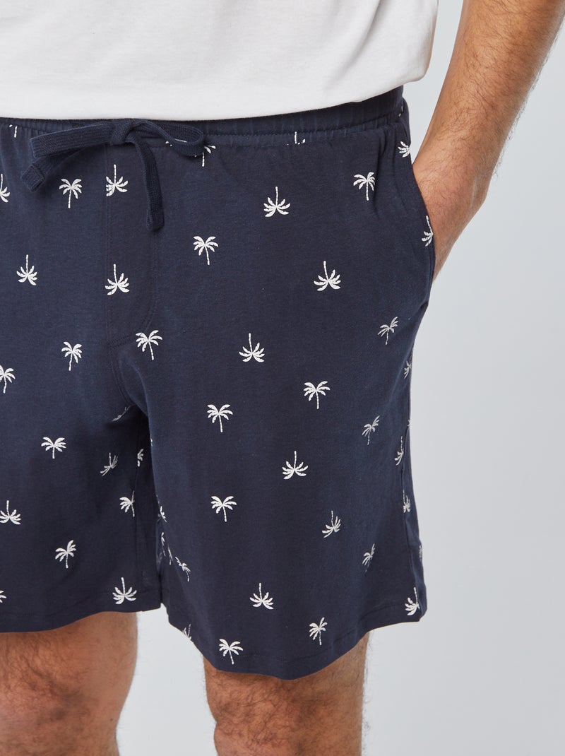 Pijama curto - 2 peças AZUL - Kiabi