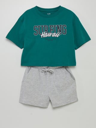 Pijama curto  - 2 peças