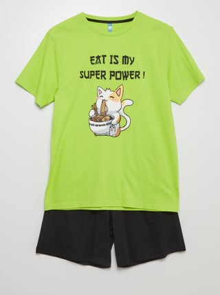 Pijama curto  - 2 peças