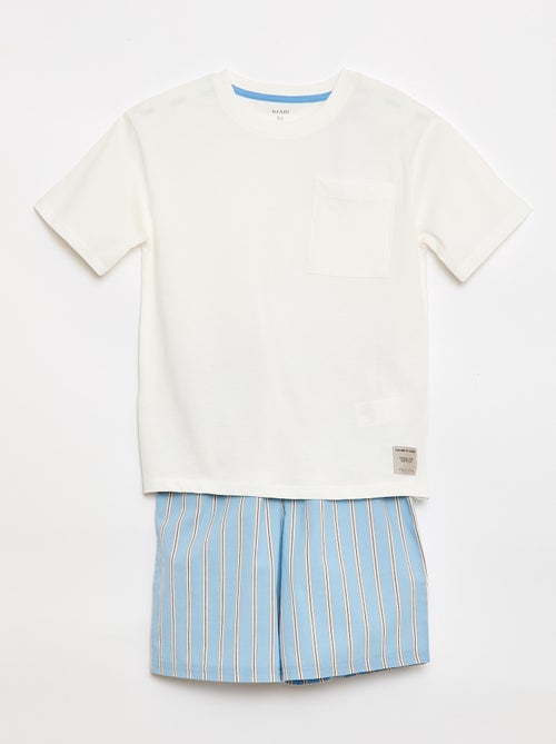 Pijama Curto 2 Peças - Kiabi