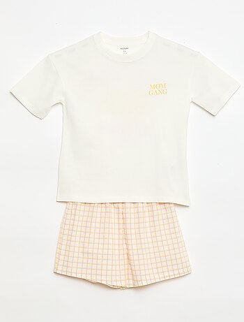 Pijama Curto 2 Peças