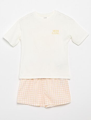 Pijama Curto 2 Peças