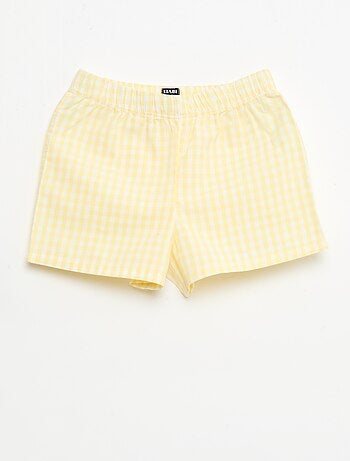 Pijama Curto 2 Peças em Algodão