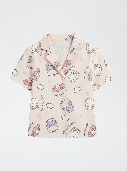 Pijama curto 2 peças em jersey de algodão 'Hello Kitty' - Kiabi