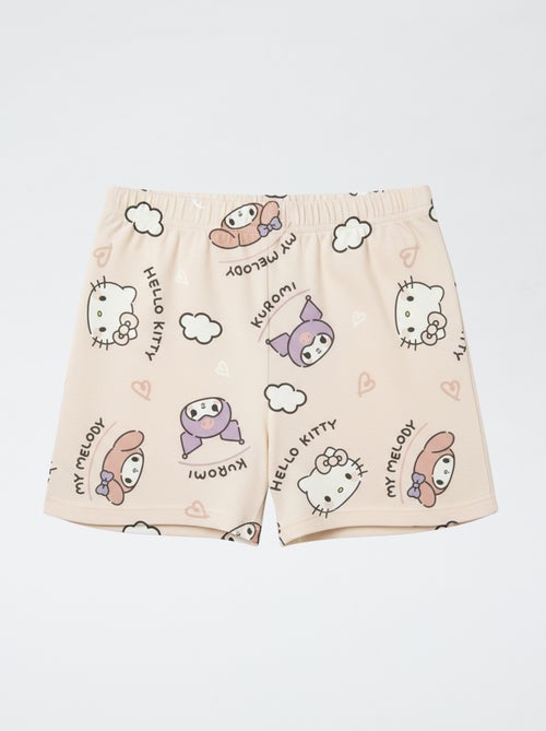 Pijama curto 2 peças em jersey de algodão 'Hello Kitty' - Kiabi