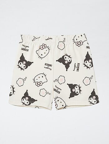 Pijama curto 2 peças em jersey de algodão 'Hello Kitty'