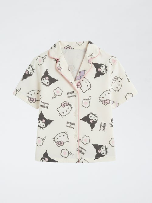 Pijama curto 2 peças em jersey de algodão 'Hello Kitty' - Kiabi