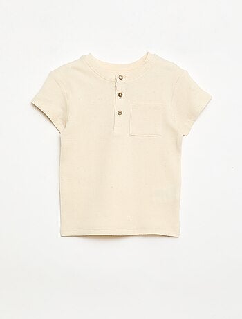 Pijama curto 2 peças em malha canelada