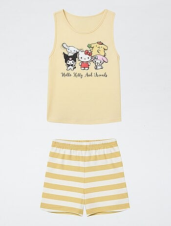 Pijama curto 2 peças 'Hello Kitty'