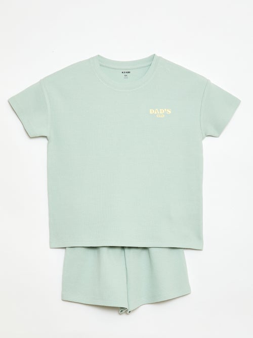 Pijama Curto 2 Peças - Kiabi