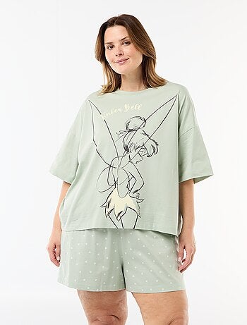 Pijama curto 'A Sininho' - 2 peças