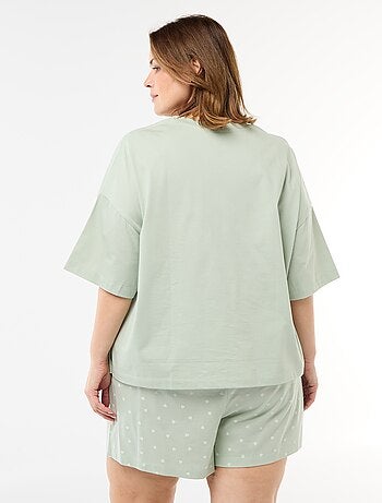 Pijama curto 'A Sininho' - 2 peças