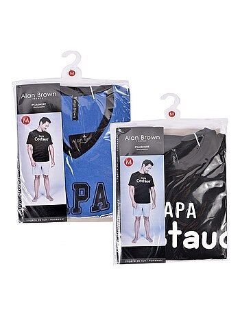 Pijama Curto ALGODAO - Pack de 2