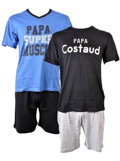 Pijama Curto ALGODAO - Pack de 2 - Kiabi