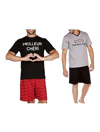 Pijama Curto ALGODAO - Pack de 2