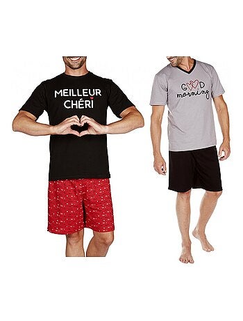 Pijama Curto ALGODAO - Pack de 2