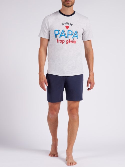 Pijama Curto Algodão - Kiabi Pijama Curto Algodão - Kiabi