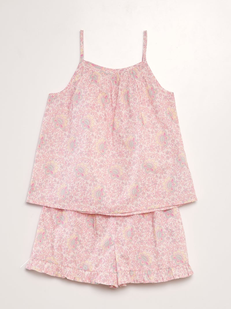 Pijama curto AMARELO - Kiabi
