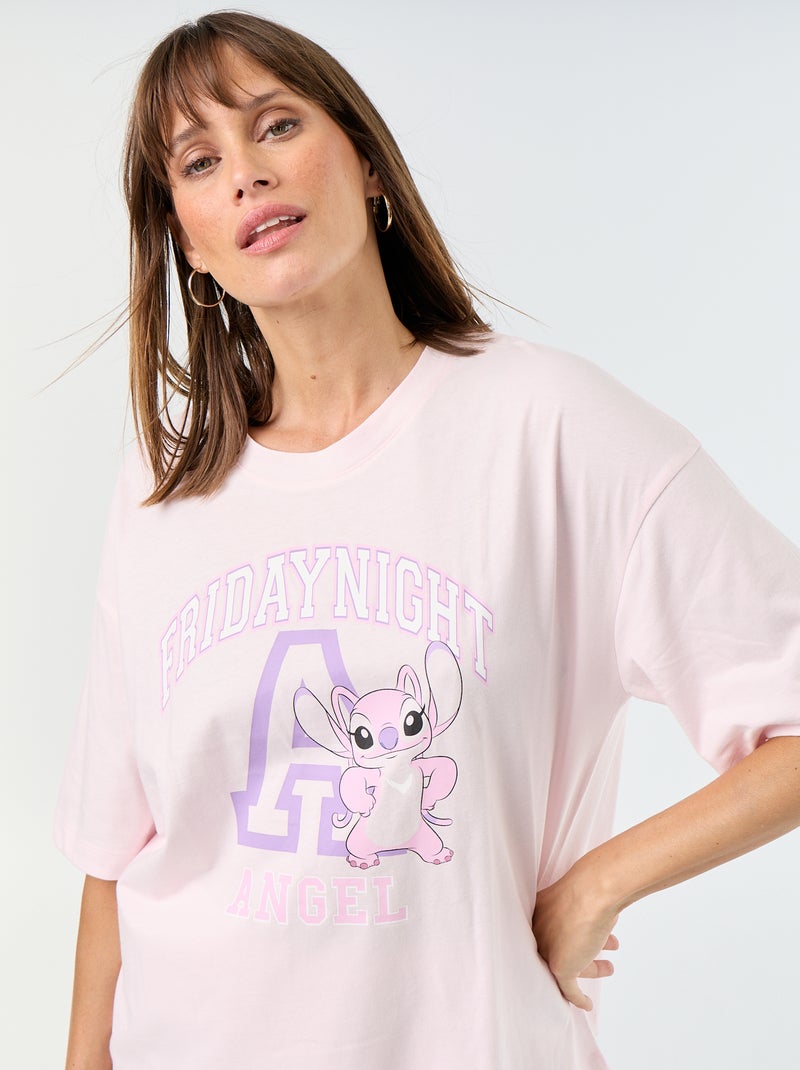 Pijama curto 'Angel' - 2 peças Rosa - Kiabi