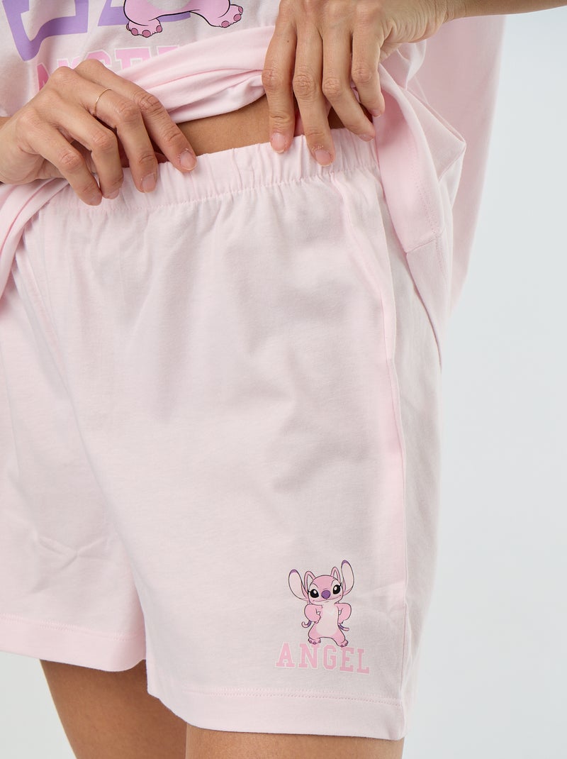Pijama curto 'Angel' - 2 peças Rosa - Kiabi