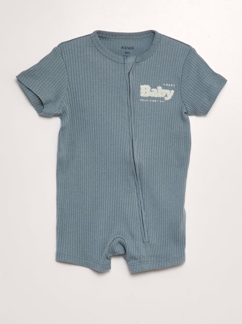 Pijama curto babygrow - Kiabi