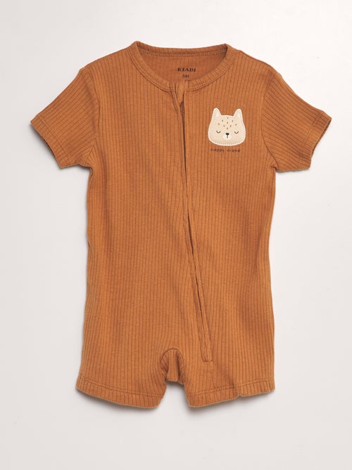 Pijama curto babygrow - Kiabi