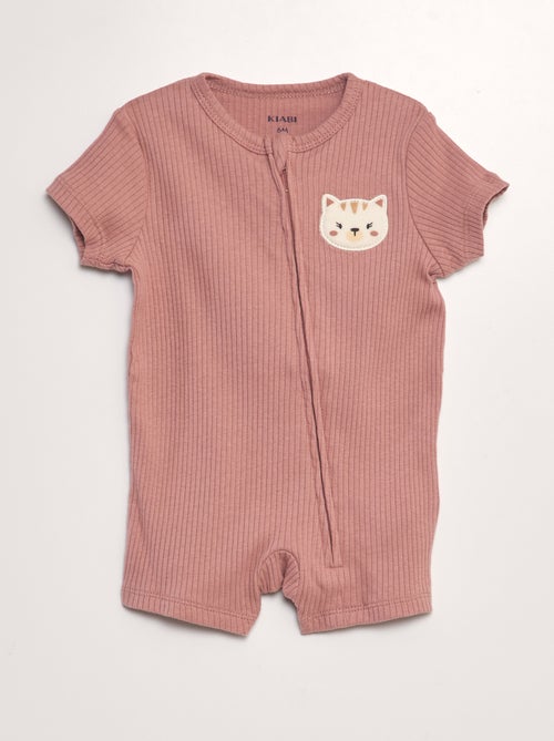 Pijama curto babygrow - Kiabi