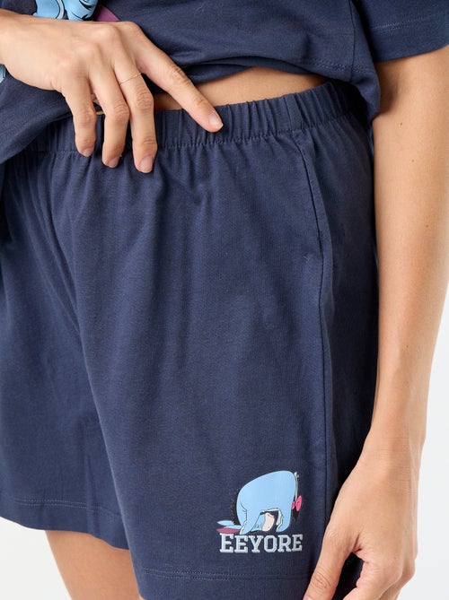 Pijama curto 'Bisonho' - 2 peças - Kiabi
