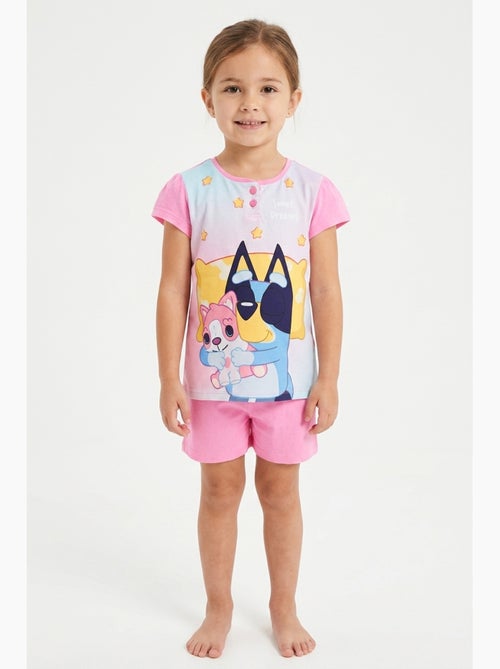 Pijama curto bluey menina | licença oficial - Kiabi Pijama curto bluey menina | licença oficial - Kiabi