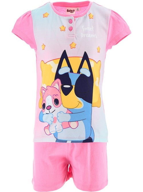 Pijama curto bluey menina | licença oficial - Kiabi Pijama curto bluey menina | licença oficial - Kiabi