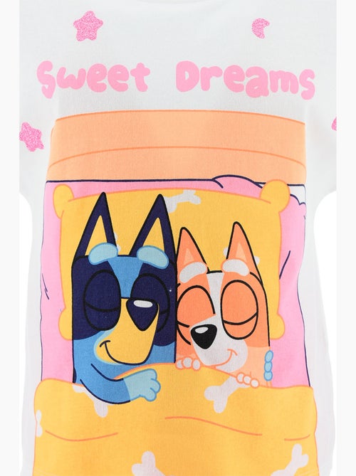 Pijama curto bluey rosa menina | licença oficial - Kiabi Pijama curto bluey rosa menina | licença oficial - Kiabi