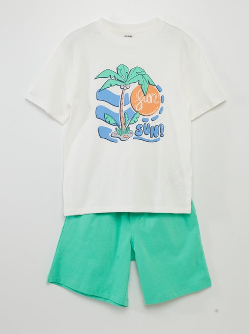 Pijama curto - Kiabi