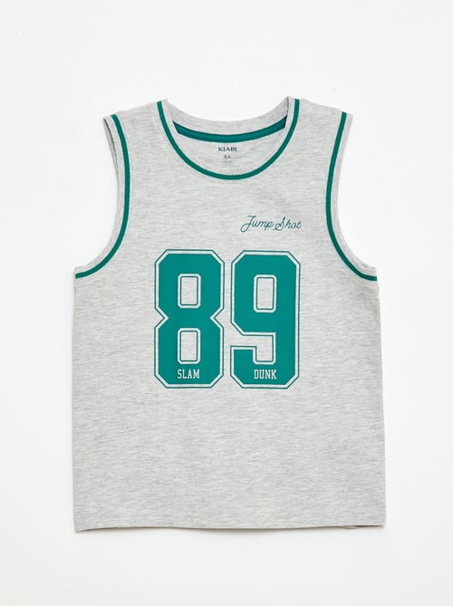 Pijama Curto Camisola + Calções - 2 Peças - Kiabi