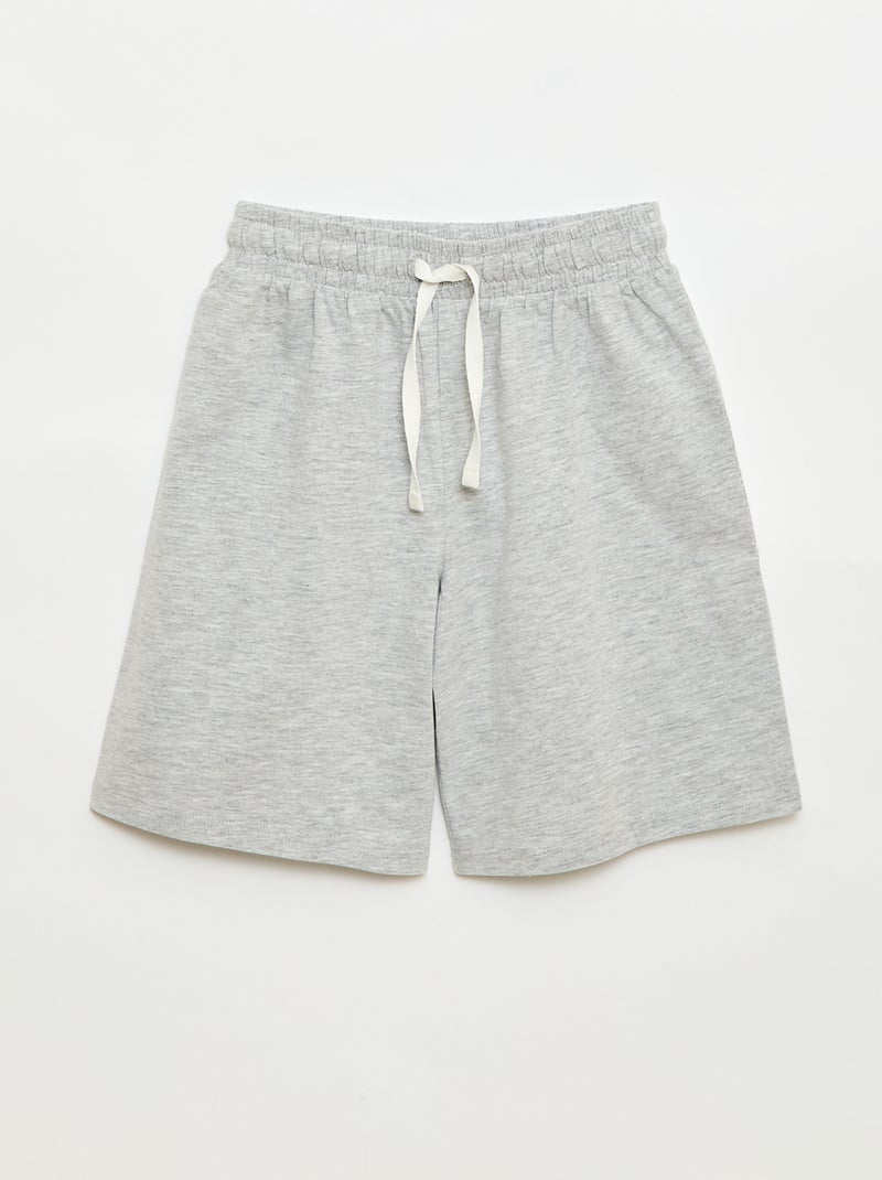 Pijama Curto Camisola + Calções - 2 Peças Verde - Kiabi