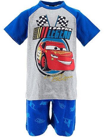 Pijama curto cars azul menino | licença oficial