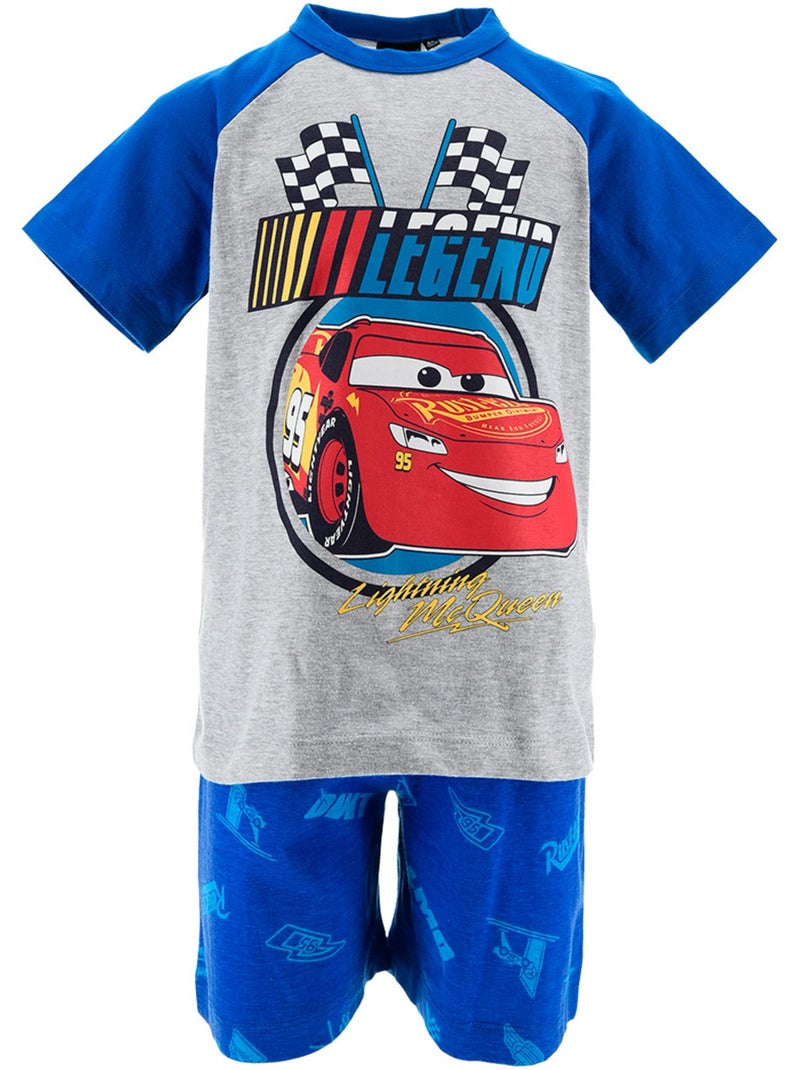 Pijama curto cars azul menino | licença oficial Azul - Kiabi
