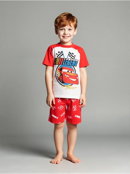 Pijama curto cars vermelho menino | licença oficial - Kiabi Pijama curto cars vermelho menino | licença oficial - Kiabi