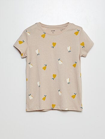 Pijama curto com calções + t-shirt - 2 peças
