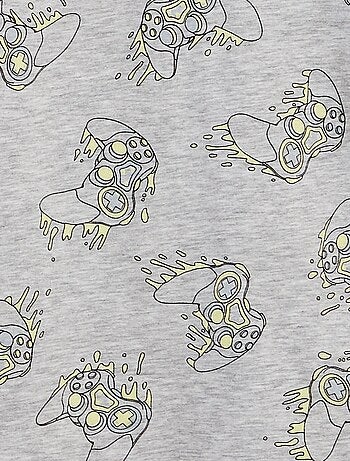 Pijama curto com calções + t-shirt - 2 peças