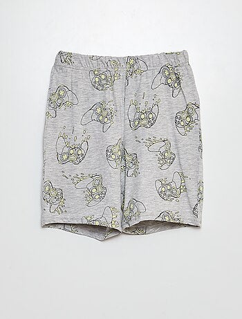 Pijama curto com calções + t-shirt - 2 peças