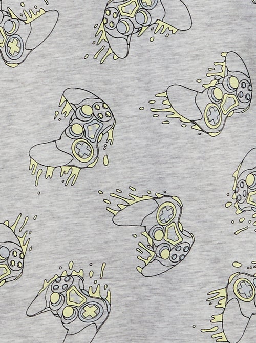 Pijama curto com calções + t-shirt - 2 peças - Kiabi