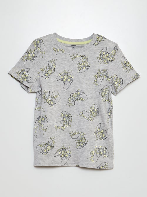 Pijama curto com calções + t-shirt - 2 peças - Kiabi