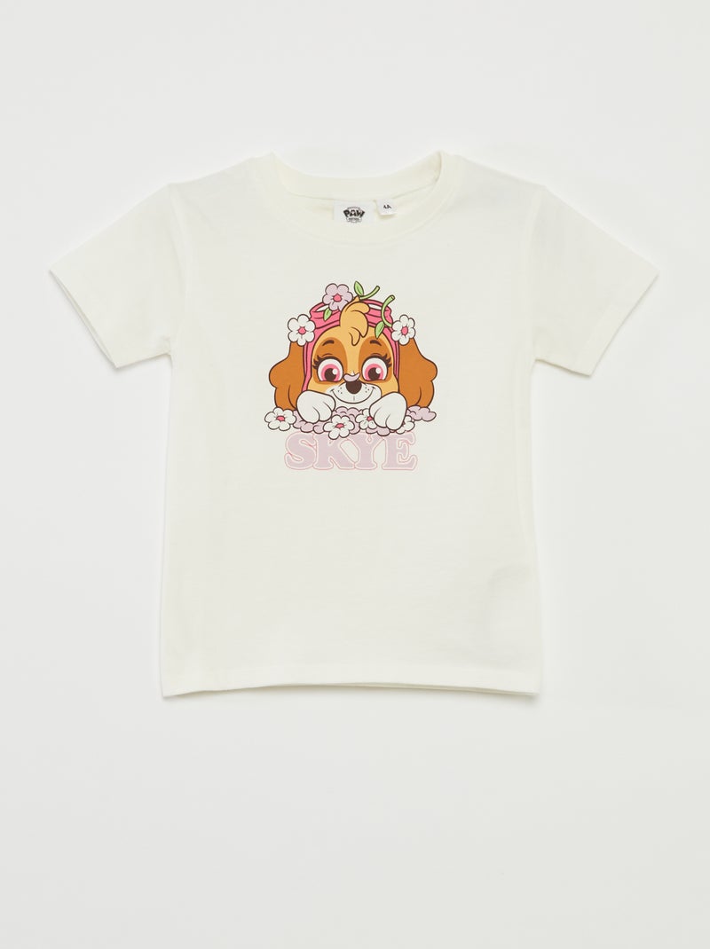Pijama curto com calções + t-shirt 'Patrulha Pata' - 2 peças ROSA - Kiabi