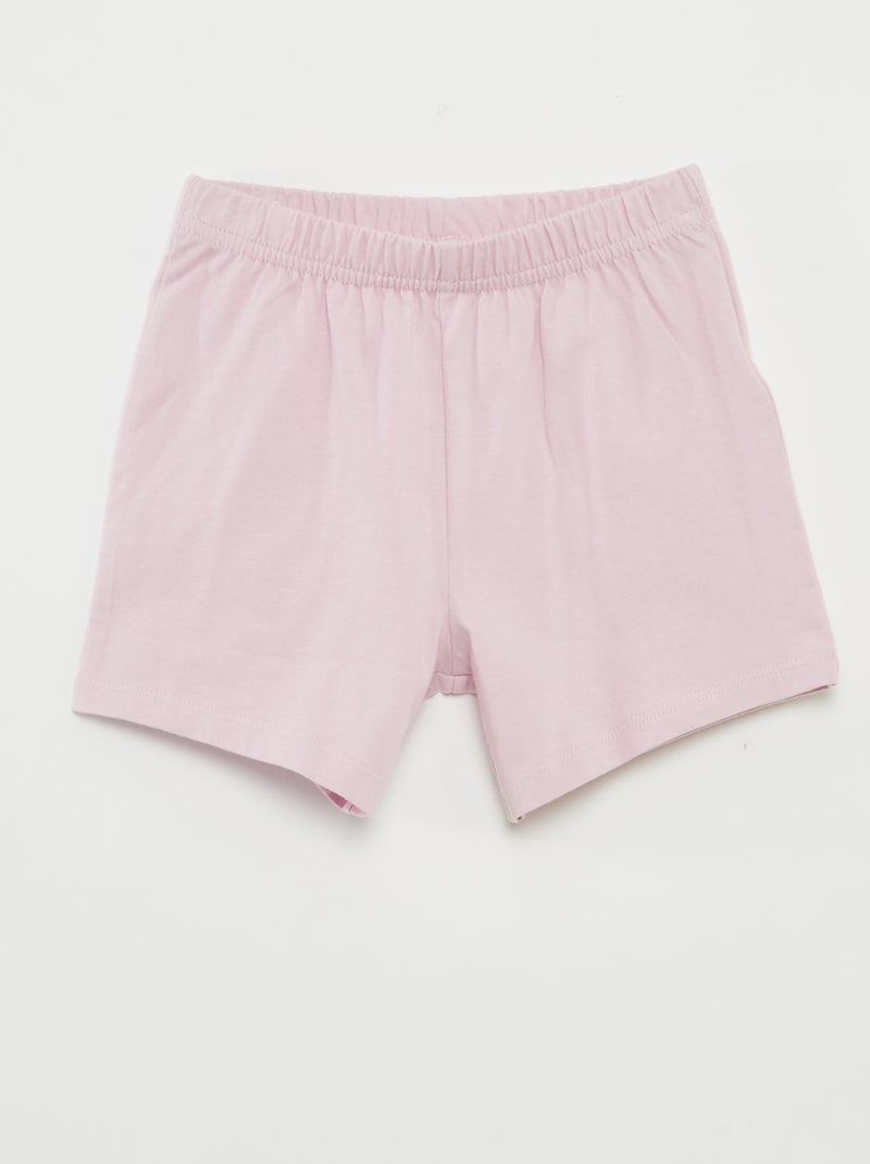 Pijama curto com calções + t-shirt 'Patrulha Pata' - 2 peças ROSA - Kiabi