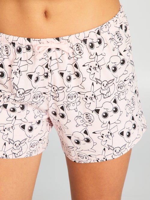 Pijama curto com estampado 'Pokémon' - 2 peças - Kiabi