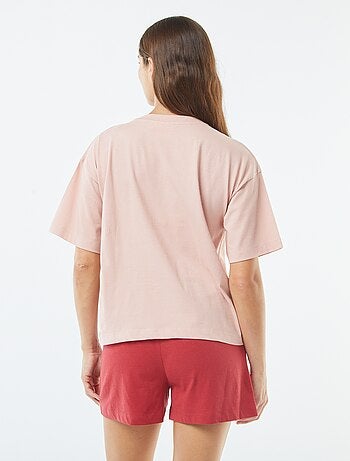 Pijama curto com estampado 'Super-Homem' - 2 peças