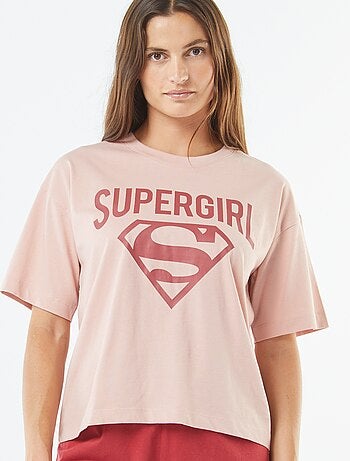 Pijama curto com estampado 'Super-Homem' - 2 peças